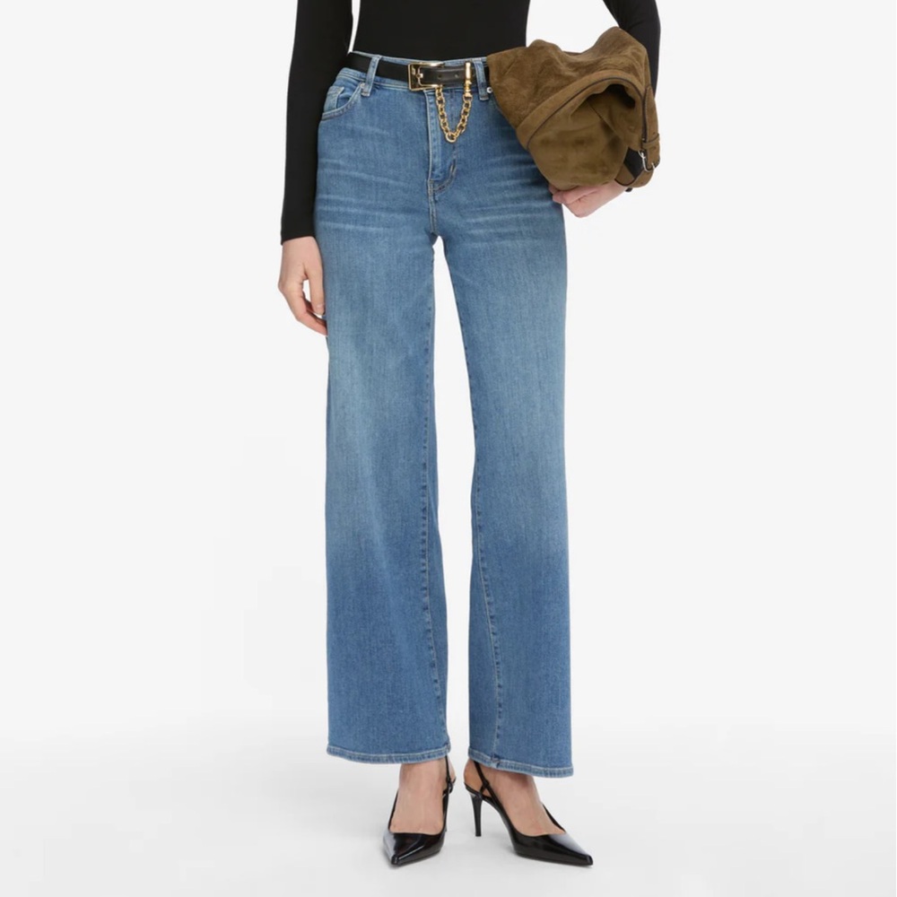 Frame Denim Le Slim Palazzo Wide Leg Jeans